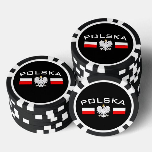 Polish Eagle Poker Chips
