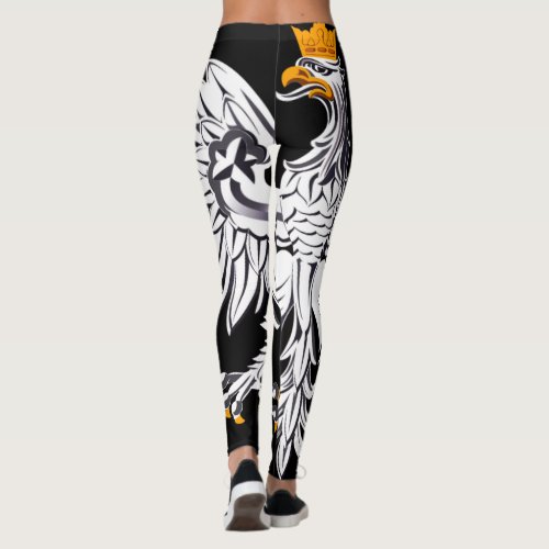 Polish Eagle  Poland fashion patriots sports Leggings