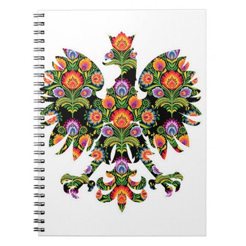 Polish Eagle Poland Wycinanki Emblem Polish Folk Notebook