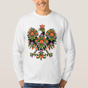 Polish Eagle Poland Wycinanki Emblem, Polish Folk T-Shirt