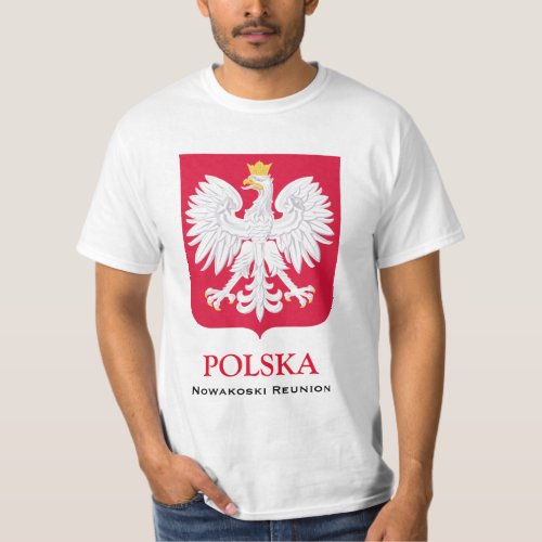 Polish Eagle Polska Family Reunion T_Shirt