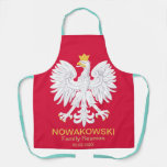  Polish Eagle &#129413; Polski Poland Red Crest Apron