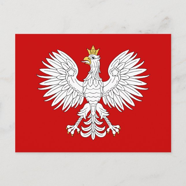 Polish Eagle Postcard (Front)