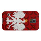 Polish Eagle Red Barbed Quatrefoil Pattern