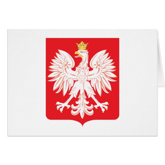 Polish Eagle Red Shield (Front Horizontal)