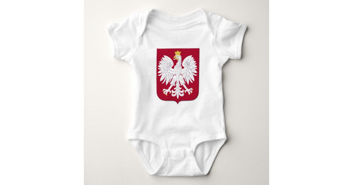 Polish eagle baby bodysuit