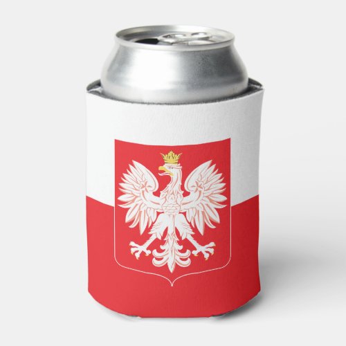 Polish Eagle Red Shield Can Cooler