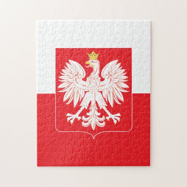 Polish Eagle Red Shield Jigsaw Puzzle (Vertical)