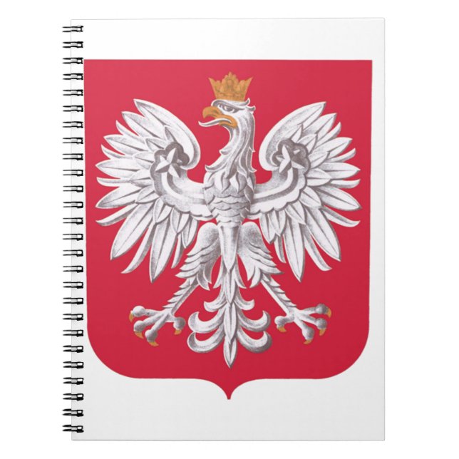 Polish Eagle Shield Notebook (Front)