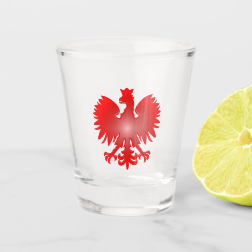 Polish Eagle Shot Glass