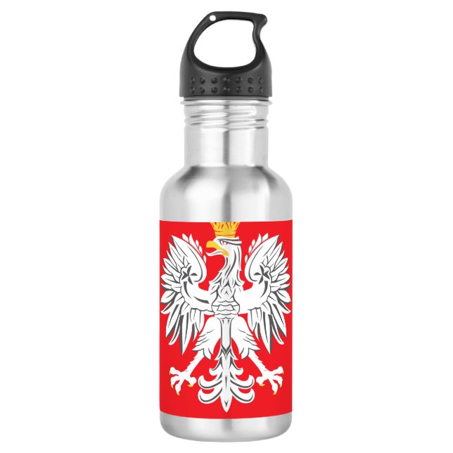 Polish-Eagle Stainless Steel Water Bottle (Front)