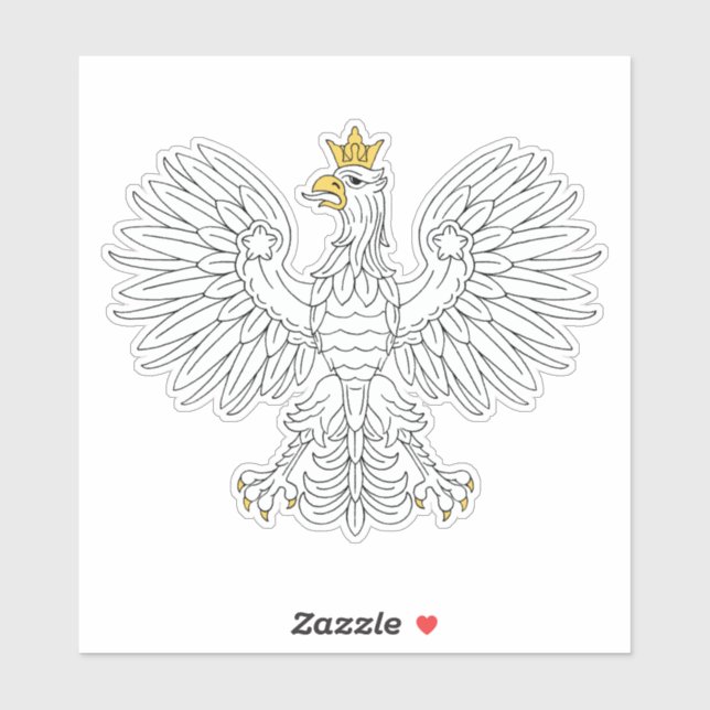 Polish Eagle Sticker (Sheet)