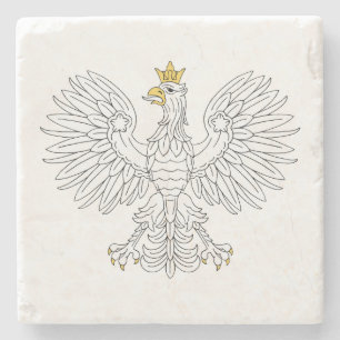 Polish Eagle Stone Coaster