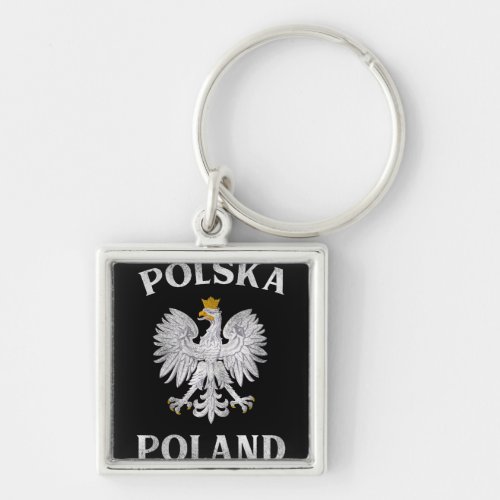 Polish Eagle T Poland Coat Of Arms Polska Keychain