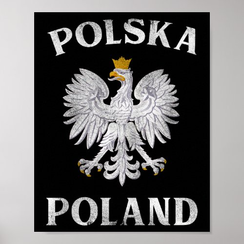 Polish Eagle T Poland Coat Of Arms Polska Poster
