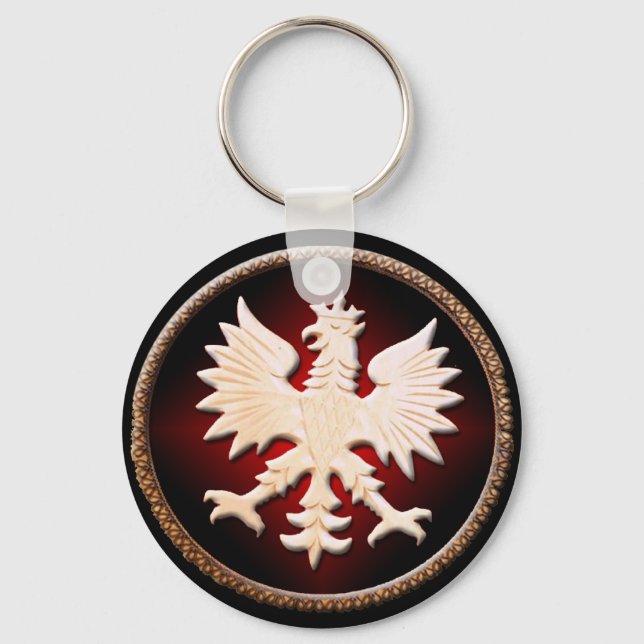 Polish Eagle Vintage Keychain (Front)