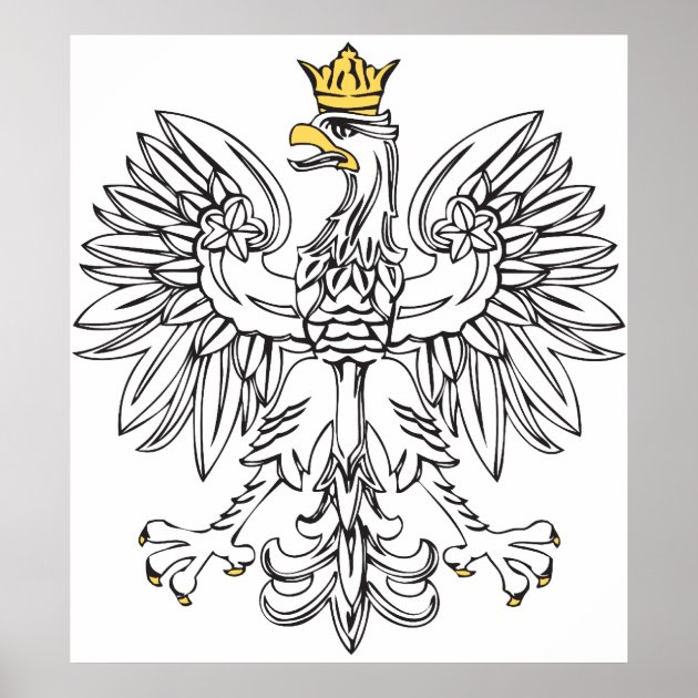 Eagle heraldic style with crown Royalty Free Vector Image