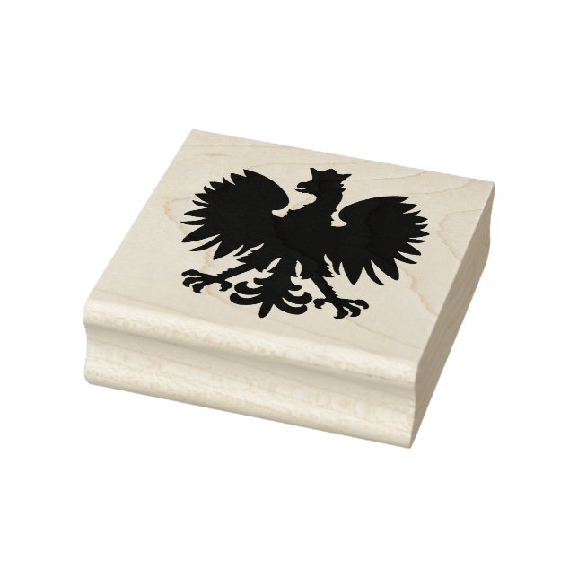 Polish Eagle Wood Stamp (Stamp)