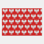 Polish Eagle Wrapping Paper Sheets