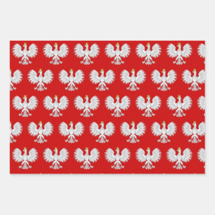 Polish Eagle Wrapping Paper Sheets