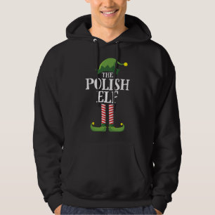 Polish Elf Matching Family Christmas Party Pajama Hoodie