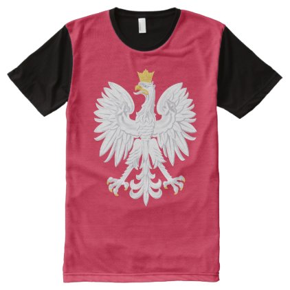 Polish Emblem - Poland Shield - Polska Herb Polski All-Over-Print Shirt