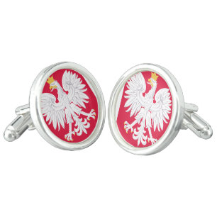 Polish Emblem - Poland Shield - Polska Herb Polski Cufflinks