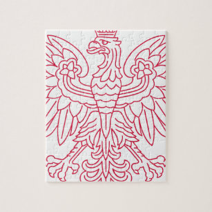 Polish National Emblem Eagle "Godlo Polski" Embroidered Velcro 1 