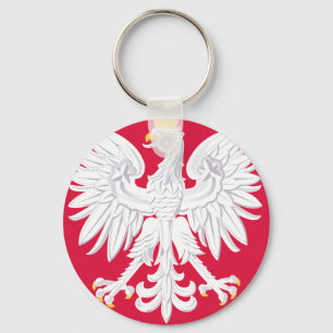 Polish Emblem - Poland Shield - Polska Herb Polski Keychain