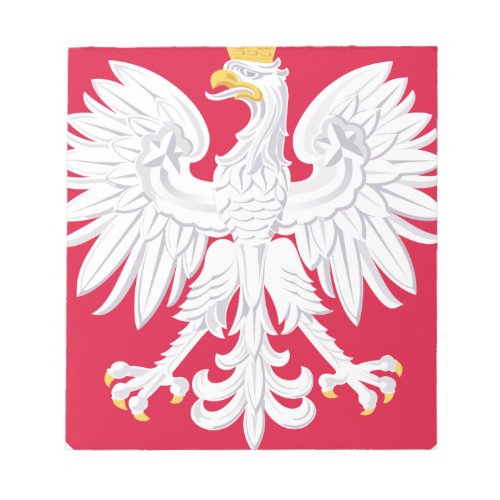 Polish Emblem _ Poland Shield _ Polska Herb Polski Notepad
