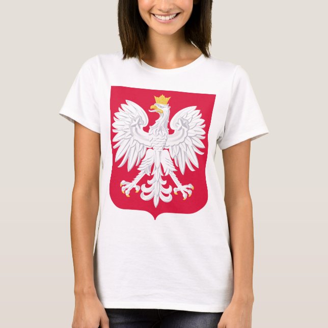 Polish Emblem - Poland Shield - Polska Herb Polski T-Shirt (Front)