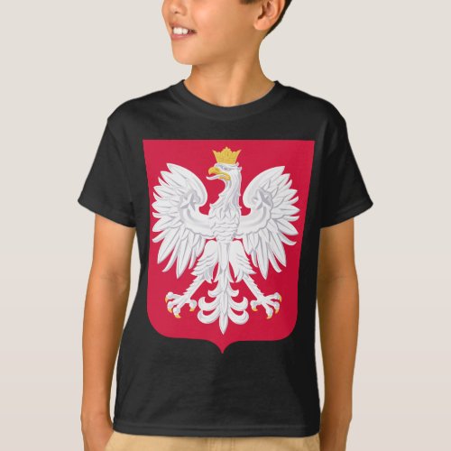Polish Emblem _ Poland Shield _ Polska Herb Polski T_Shirt