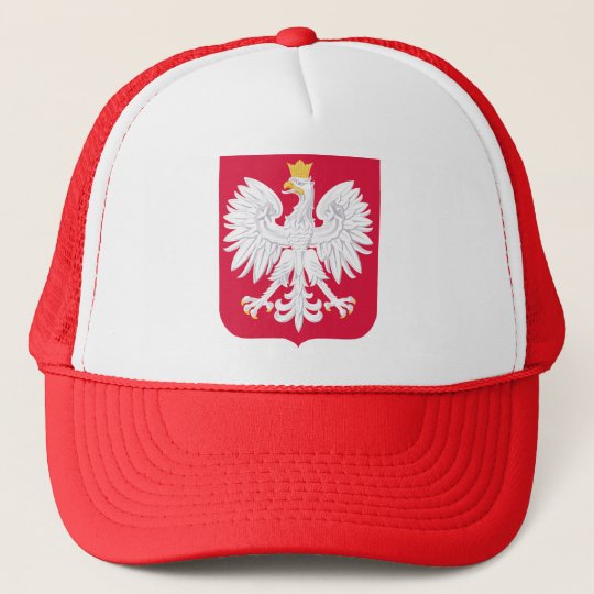 Polish Emblem - Poland Shield - Polska Herb Polski Trucker Hat | Zazzle.com