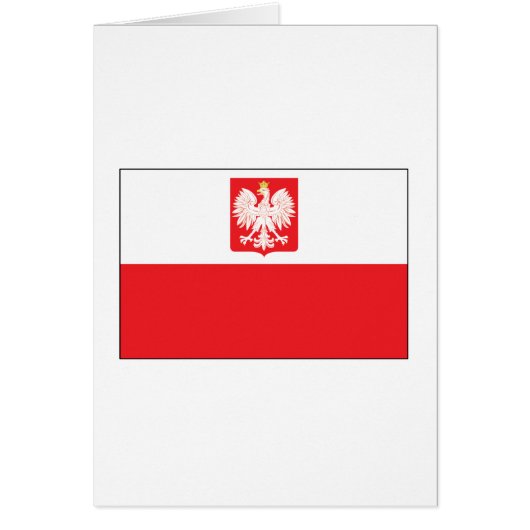 Polish Falcon Flag Cards (Front)