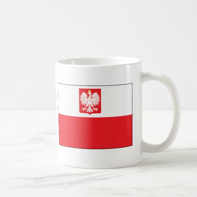 Polish Falcon Flag Coffee Mug (Right)