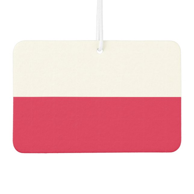 Polish flag air freshener (Front)