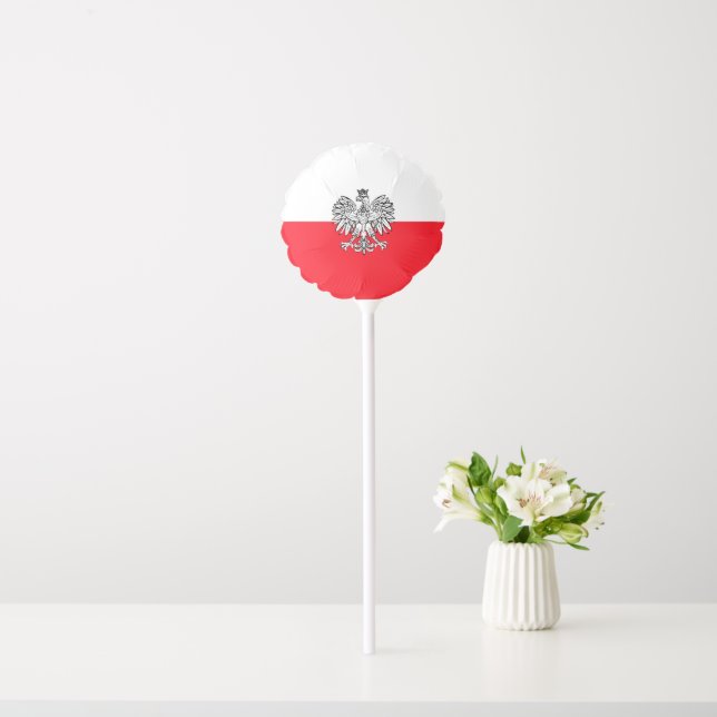 Polish flag balloon (In Situ)