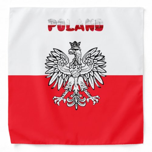 Polish flag bandana