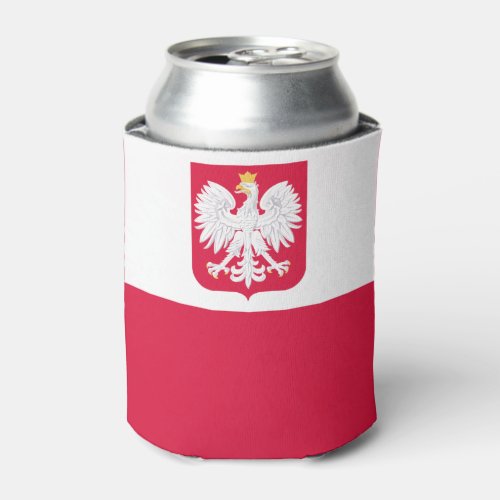 Polish flag can cooler