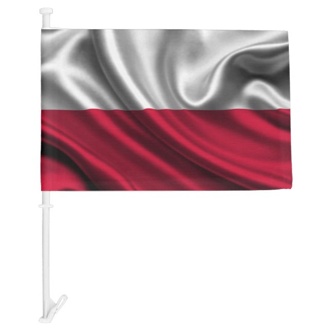 Polish Flag Car Flag (Front)