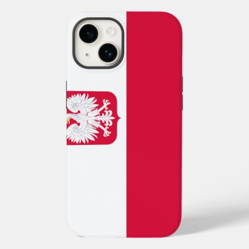 Polish flag Case_Mate iPhone 14 case