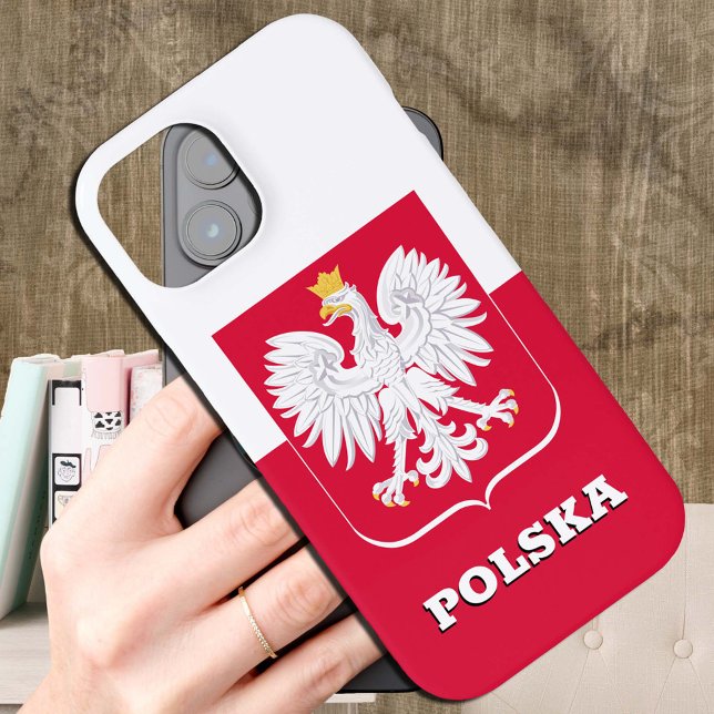 Polish Flag Case, Poland patriots, fashion /sport Case-Mate iPhone Case (Creator Uploaded)