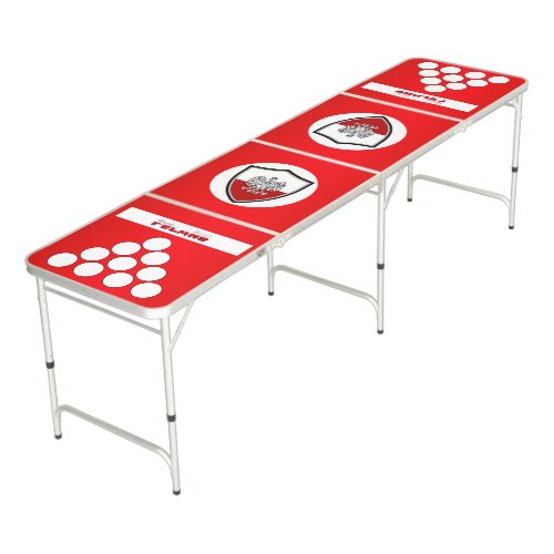 Polish flag_coat arms beer pong table