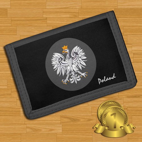 Polish flag  Eagle Poland fashion holidaysports Trifold Wallet