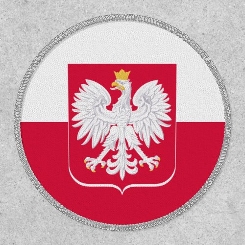 Polish Flag Eagle  Poland fashion Patch sports