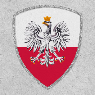 Polish Flag & Eagle, Poland fashion Patch /sports