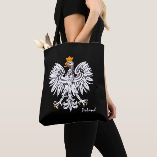Polish flag  Eagle Poland fashion sports fans Tote Bag