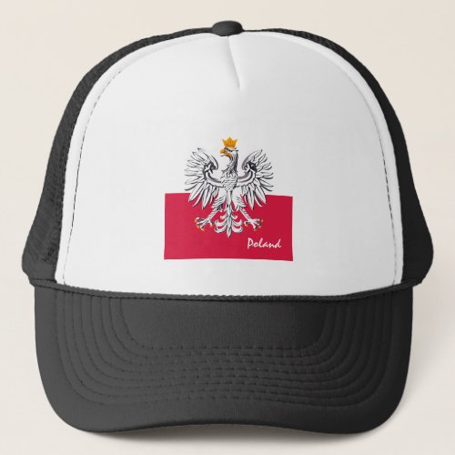 Polish flag  Eagle Poland holiday sports fans Trucker Hat