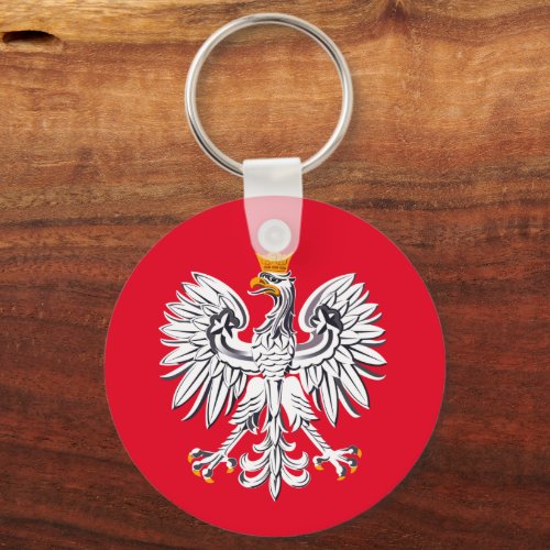 Polish flag  Eagle Poland holiday travelsports Keychain