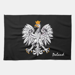 Polish flag & Eagle, Poland home fashion /sports Kitchen Towel